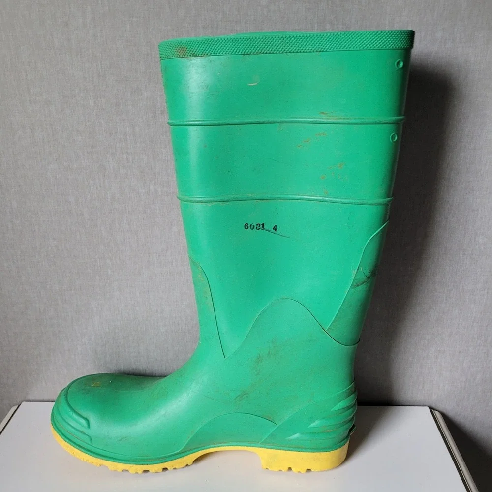 Onguard Hazmax Green Rubber Safety Boots - Steel Toe & Shank (Size 13)